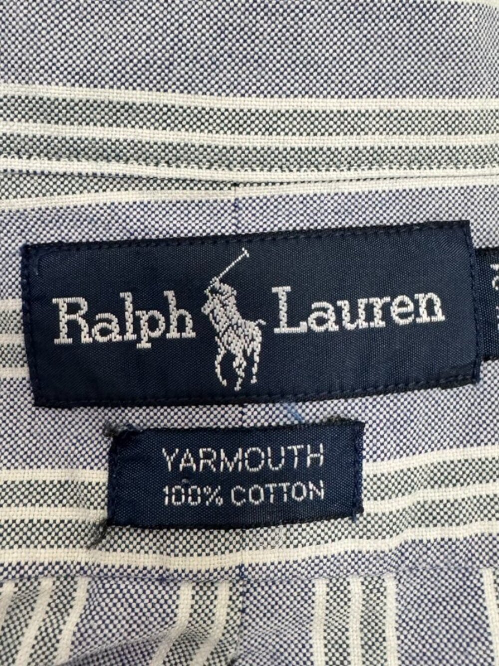 Ralph Lauren Yarmouth Shirt 100% Cotton Men's size 14 ½ -31 Blue  button down - Picture 3 of 8